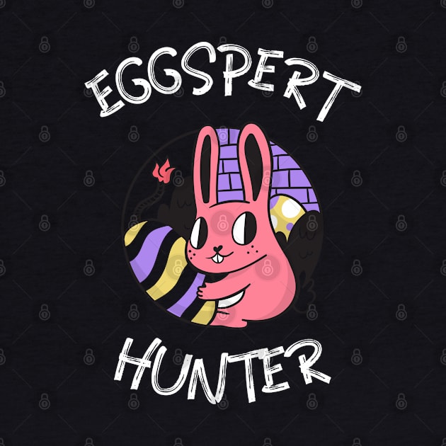 Eggspert Hunter Sneaky Bunny by Mothtopia